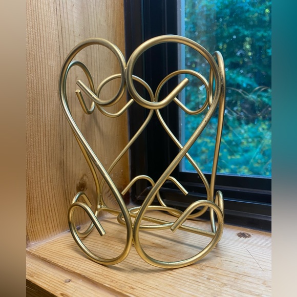 Metallic Gold Decorative Candle Holder - Picture 2 of 7